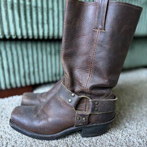 Frye 12R Harness Boots Size 8